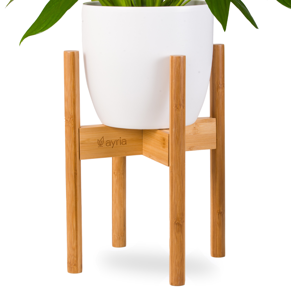 Bamboo Plant Stand - Adjustable Width (Up to 30cm)