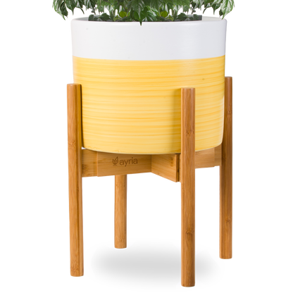 Bamboo Plant Stand - Adjustable Width (Up to 30cm)